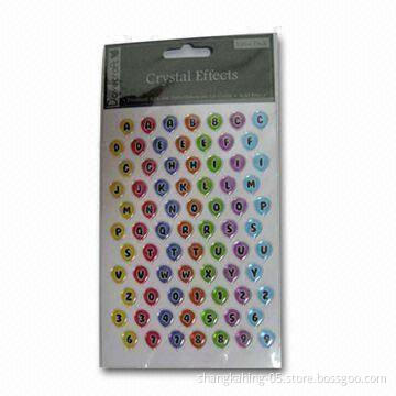 Epoxy Sticker, Various Designs are Available, Compliant with ASTMF963-86 Standard